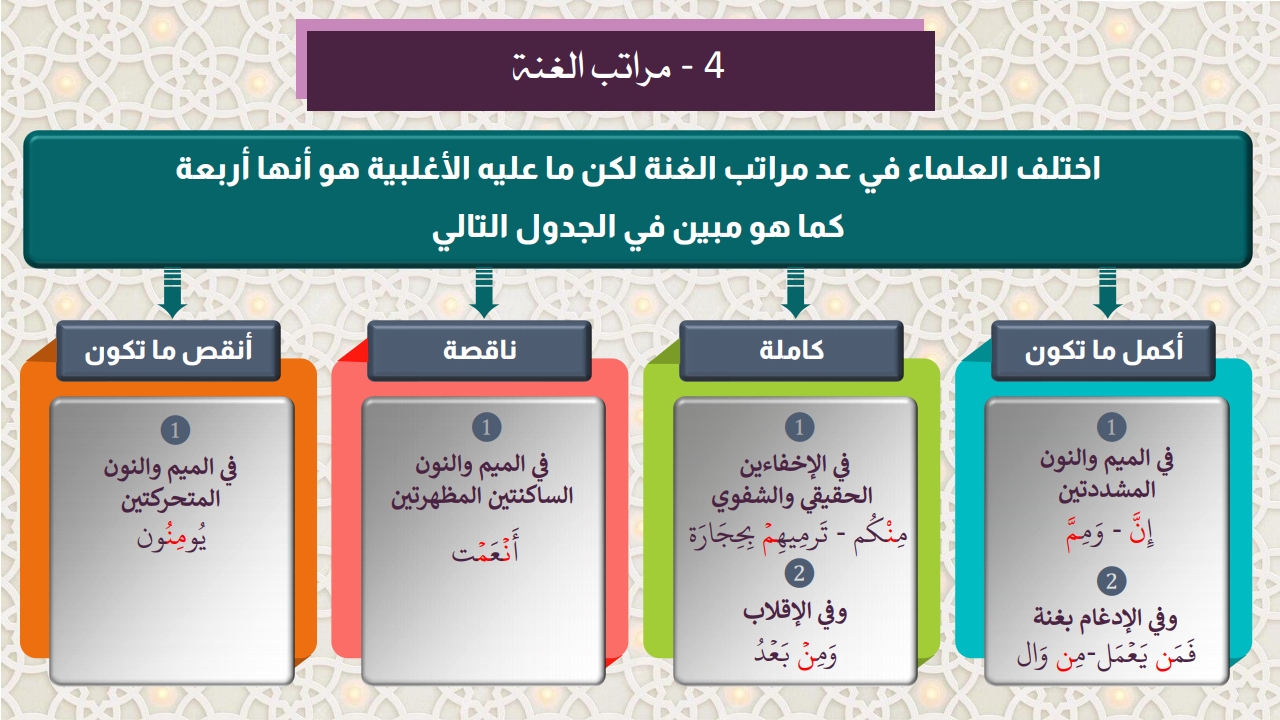 حكم الميم المشددة - الصفحة 5